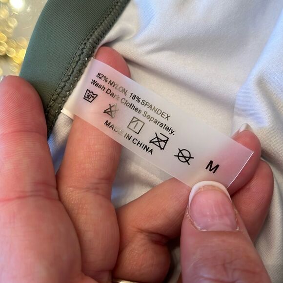 NWT Tempt Me Olive Bikini Set - Picture 3 of 8